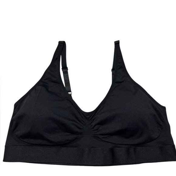 Rhonda Shear Black Seamless Comfort Bra - Picture 2 of 5
